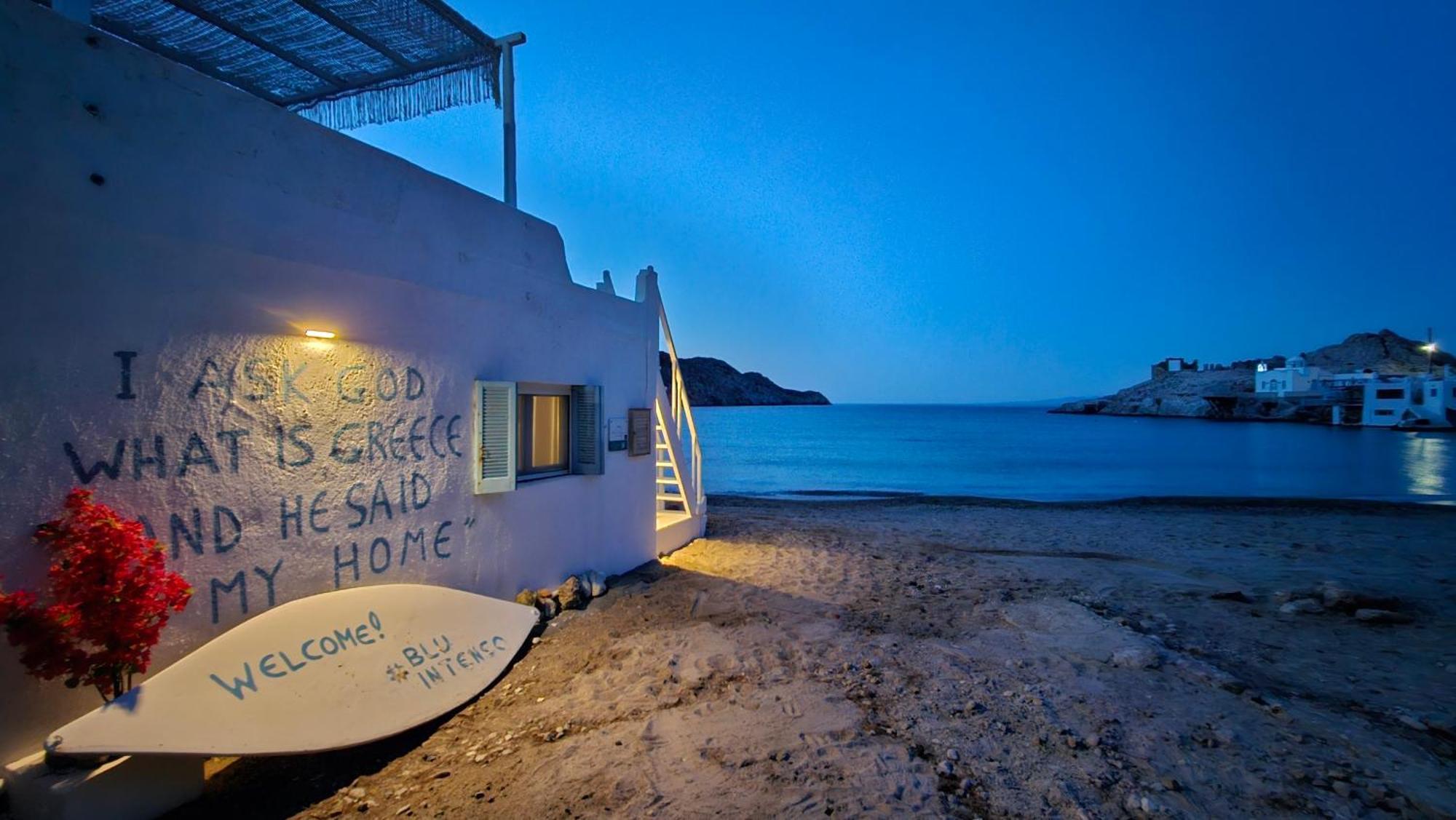 Blu Intenso Boathouse Firopotamos ภายนอก รูปภาพ