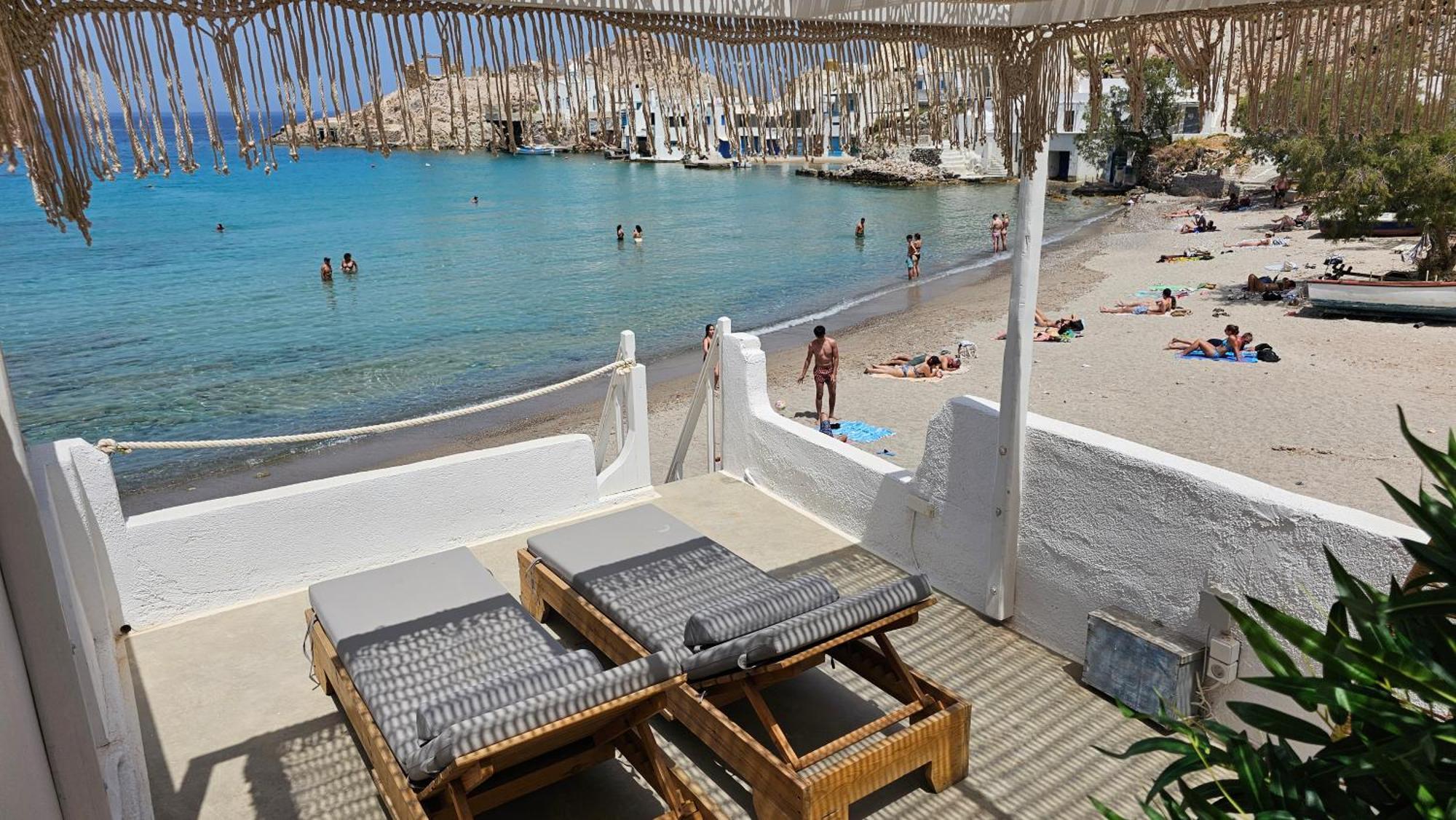 Blu Intenso Boathouse Firopotamos ภายนอก รูปภาพ
